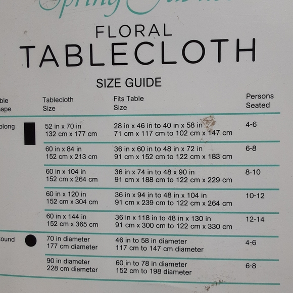Spring Jubilee Floral Table Linen | New! 60x104" - Picture 4 of 7